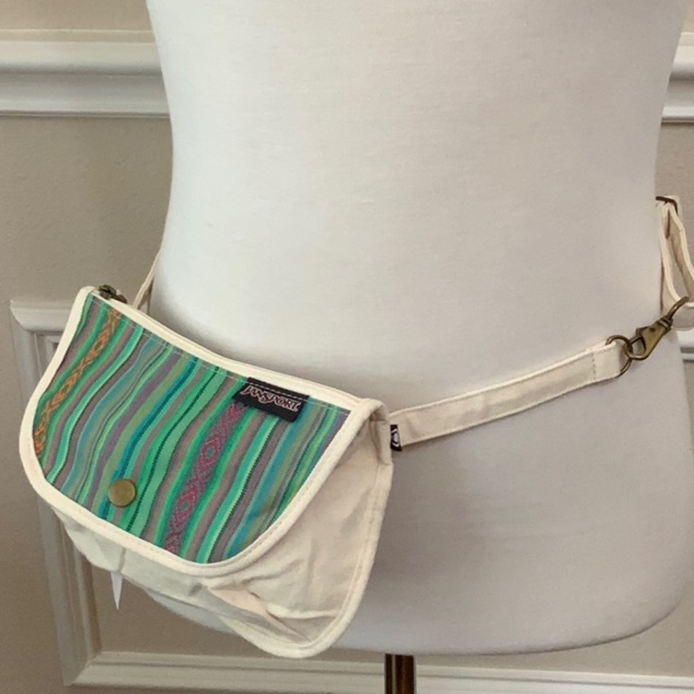 Jansport WAISTLAND Fannypack/shoulder bag - Vintage Multi Baja Srpr - Picture 2 of 12